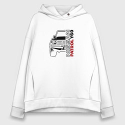Женское худи оверсайз Nissan Patrol Y60