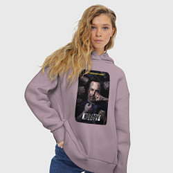 Толстовка оверсайз женская Боб Оденкёрк Никто, цвет: сиреневый — фото 2