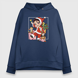 Женское худи оверсайз New year Tanjiro Demon slayer