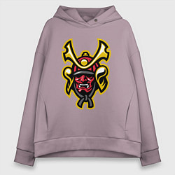 Женское худи оверсайз Samurai face