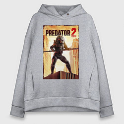 Толстовка оверсайз женская Predator 2, цвет: меланж