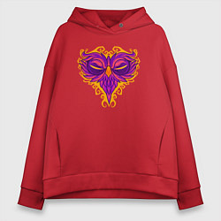 Женское худи оверсайз Violet owl