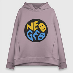 Толстовка оверсайз женская Neo geo logo, цвет: сиреневый