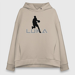 Толстовка оверсайз женская Luka basketball, цвет: миндальный