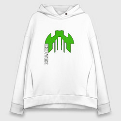 Толстовка оверсайз женская Cortex зелёный aneurism iv, цвет: белый