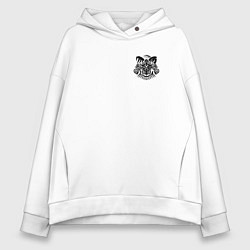 Толстовка оверсайз женская Тогамэ арт - Ветролом, цвет: белый