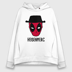 Толстовка оверсайз женская Heisenmerc, цвет: белый