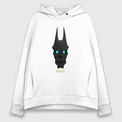 Толстовка оверсайз женская Kaiju, цвет: белый