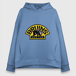 Толстовка оверсайз женская HC Boston Bruins Label, цвет: мягкое небо