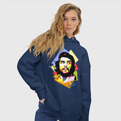 Толстовка оверсайз женская Che Guevara Art, цвет: тёмно-синий — фото 2