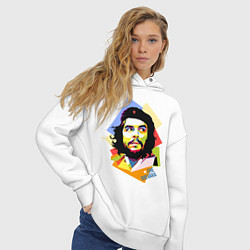 Толстовка оверсайз женская Che Guevara Art, цвет: белый — фото 2