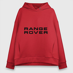 Толстовка оверсайз женская Range Rover, цвет: красный