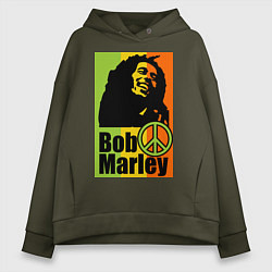 Женское худи оверсайз Bob Marley: Jamaica