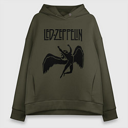 Женское худи оверсайз Led Zeppelin Swan