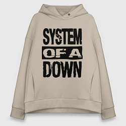 Женское худи оверсайз System Of A Down
