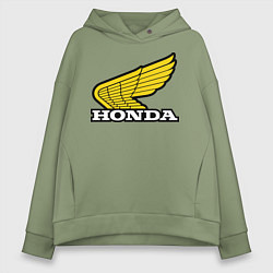 Толстовка оверсайз женская Honda, цвет: авокадо