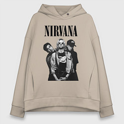 Женское худи оверсайз Nirvana Group