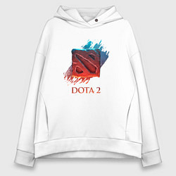 Толстовка оверсайз женская Dota 2 Shadows, цвет: белый