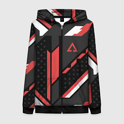 Женская толстовка на молнии CS:GO Cyrex Pattern