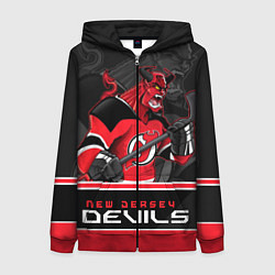 Женская толстовка на молнии New Jersey Devils