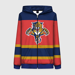 Женская толстовка на молнии Florida Panthers