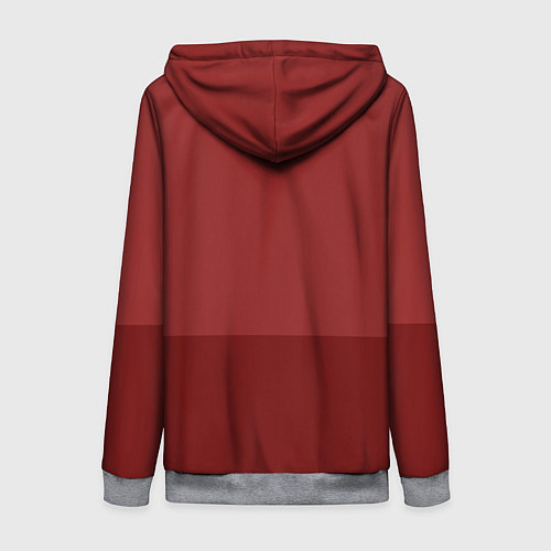 Женская толстовка на молнии Маркс: Ill Be Back / 3D-Меланж – фото 2