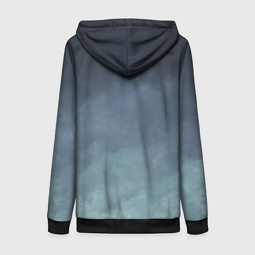 Женская толстовка на молнии Танк / 3D-Черный – фото 2