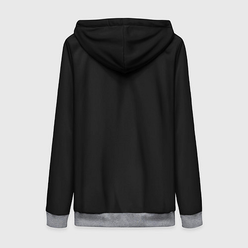 Женская толстовка на молнии HIM Rock / 3D-Меланж – фото 2