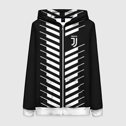 Толстовка на молнии женская FC Juventus: Creative, цвет: 3D-белый