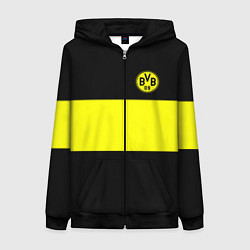 Женская толстовка на молнии Borussia 2018 Black and Yellow