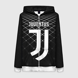 Женская толстовка на молнии FC Juventus: Black Lines