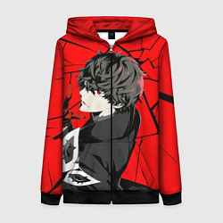 Женская толстовка на молнии Persona 5
