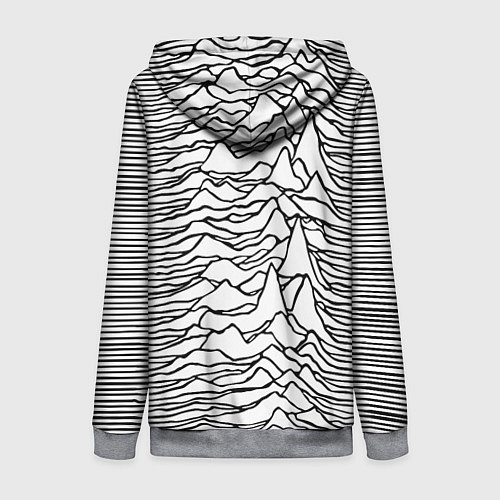 Женская толстовка на молнии White Pleasures / 3D-Меланж – фото 2