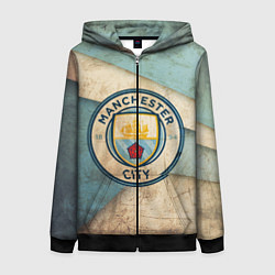 Женская толстовка на молнии FC Man City: Old Style