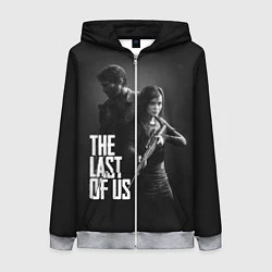 Толстовка на молнии женская The Last of Us: Black Style, цвет: 3D-меланж
