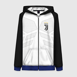 Толстовка на молнии женская JUVENTUS SPORT, цвет: 3D-синий