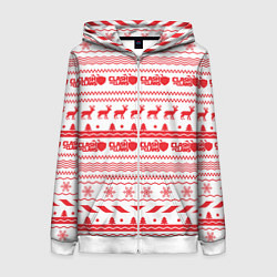 Женская толстовка на молнии Clash of Clans: NY Pattern