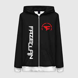 Толстовка на молнии женская FaZe Clan: E-Sports, цвет: 3D-белый