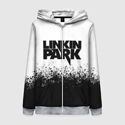 Толстовка на молнии женская LINKIN PARK, цвет: 3D-меланж