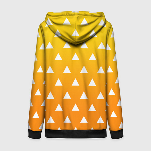 Женская толстовка на молнии ZENITSU ЗЕНИТСУ КИМОНО / 3D-Черный – фото 2