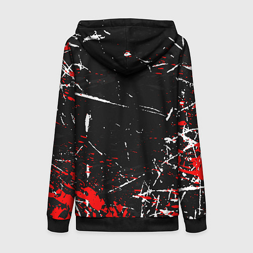 Женская толстовка на молнии METALLICA / 3D-Черный – фото 2