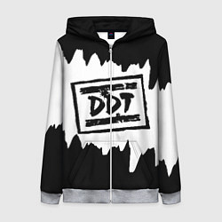 Толстовка на молнии женская ДДТ, цвет: 3D-меланж