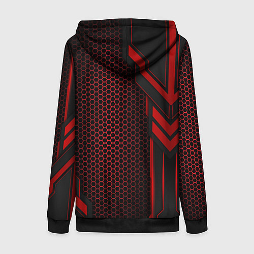 Женская толстовка на молнии Cyberpunk 2077 / 3D-Черный – фото 2