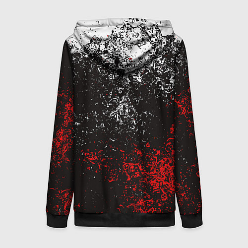 Женская толстовка на молнии АРИЯ / 3D-Черный – фото 2