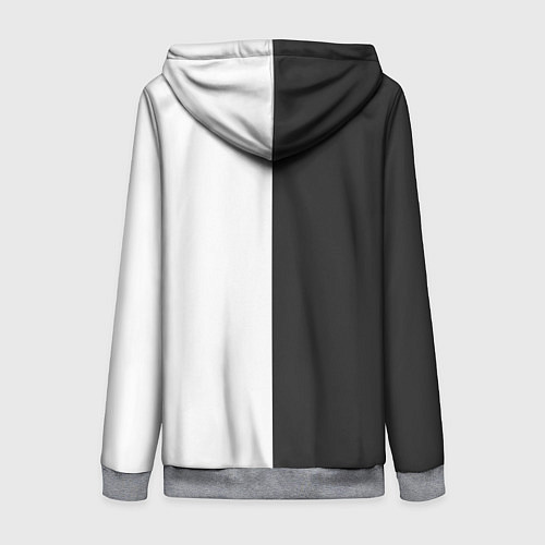 Женская толстовка на молнии Dzhizus / 3D-Меланж – фото 2