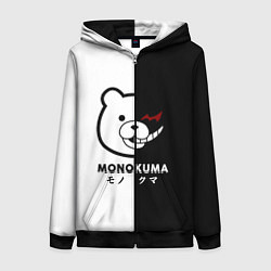 Женская толстовка на молнии Monokuma