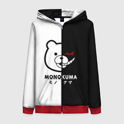 Женская толстовка на молнии Monokuma