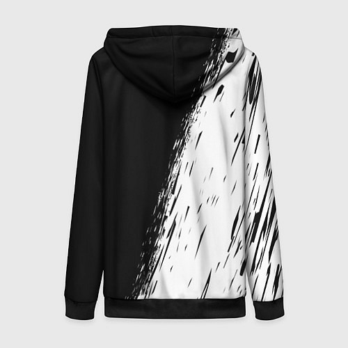 Женская толстовка на молнии AUDI / 3D-Черный – фото 2