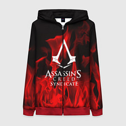 Толстовка на молнии женская Assassin’s Creed: Syndicate, цвет: 3D-красный