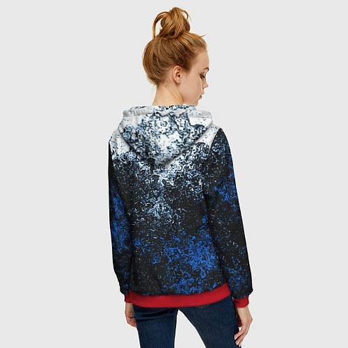 Женская толстовка на молнии ASSASSINS CREED / 3D-Красный – фото 4